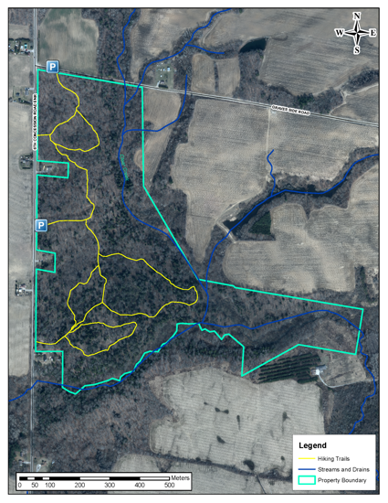 Paul Decloet Forest Property Map