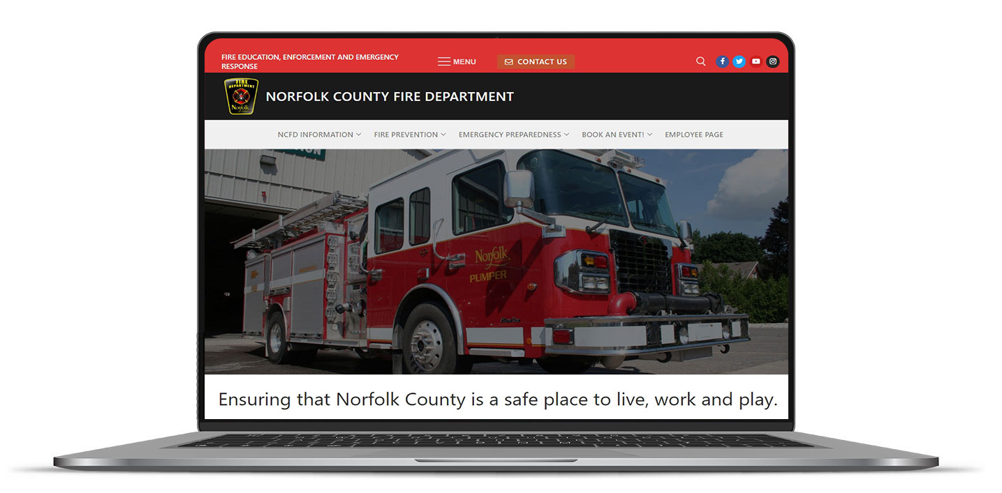 Fire Department website