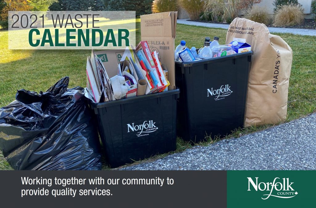 Waste Calendar NorfolkCounty ca Working Together with Our Community
